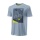 Wilson Tennis Tshirt Racket Duo Tech (Baumwollmix) graublau Herren